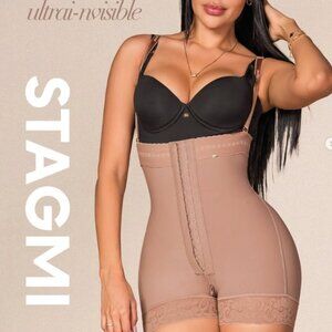 Faja Strapless Supercorta con 3 Niveles de Talla Stagmi SMI7137 La Bella NEW!